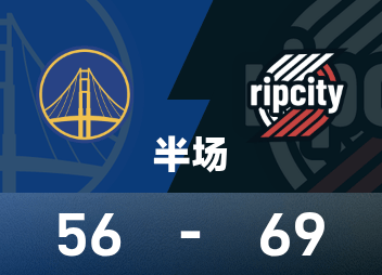 Hiệp một NBA: Yang Hansen thực hiện 0 trong 1 cú sút, có 1 rebound và 1 lỗi, Curry ghi 24 điểm với 5 quả ba điểm, Trail Blazers 69-56 Warriors